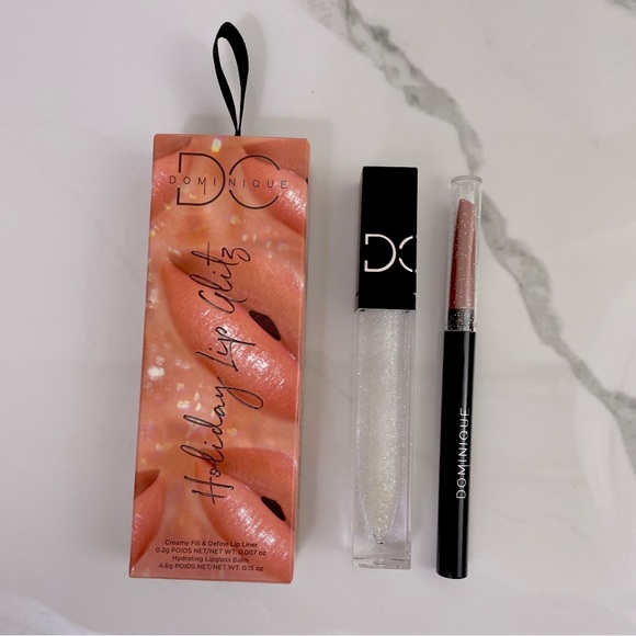 Dominique Cosmetics Holiday Lip Glitz in a Daze  2pc Set - Picture 8 of 8